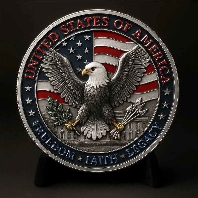 🔥Last Day Promotion 50% OFF🔥Charlie Kirk Memorial Coin