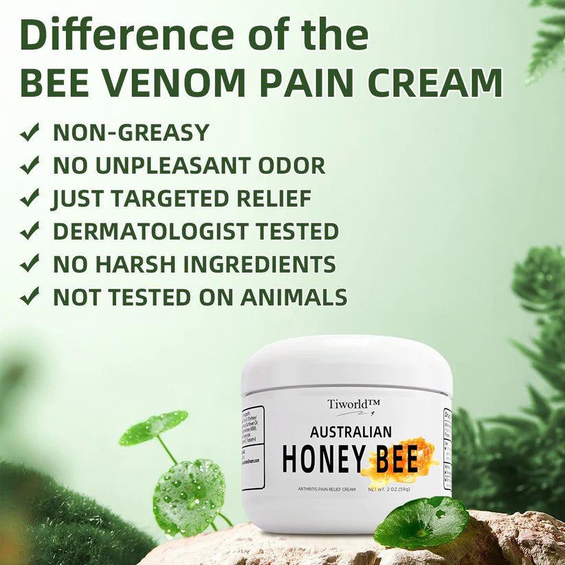 🔥Last day 70% OFF🔥TiworldTM Australian honey bee Venom Pain and Bone Healing Cream🎁