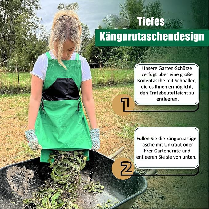 🔥Letzter Tag 49 % Rabatt✨ mit gekreuztem Rücken und tiefen Känguru-Taschen