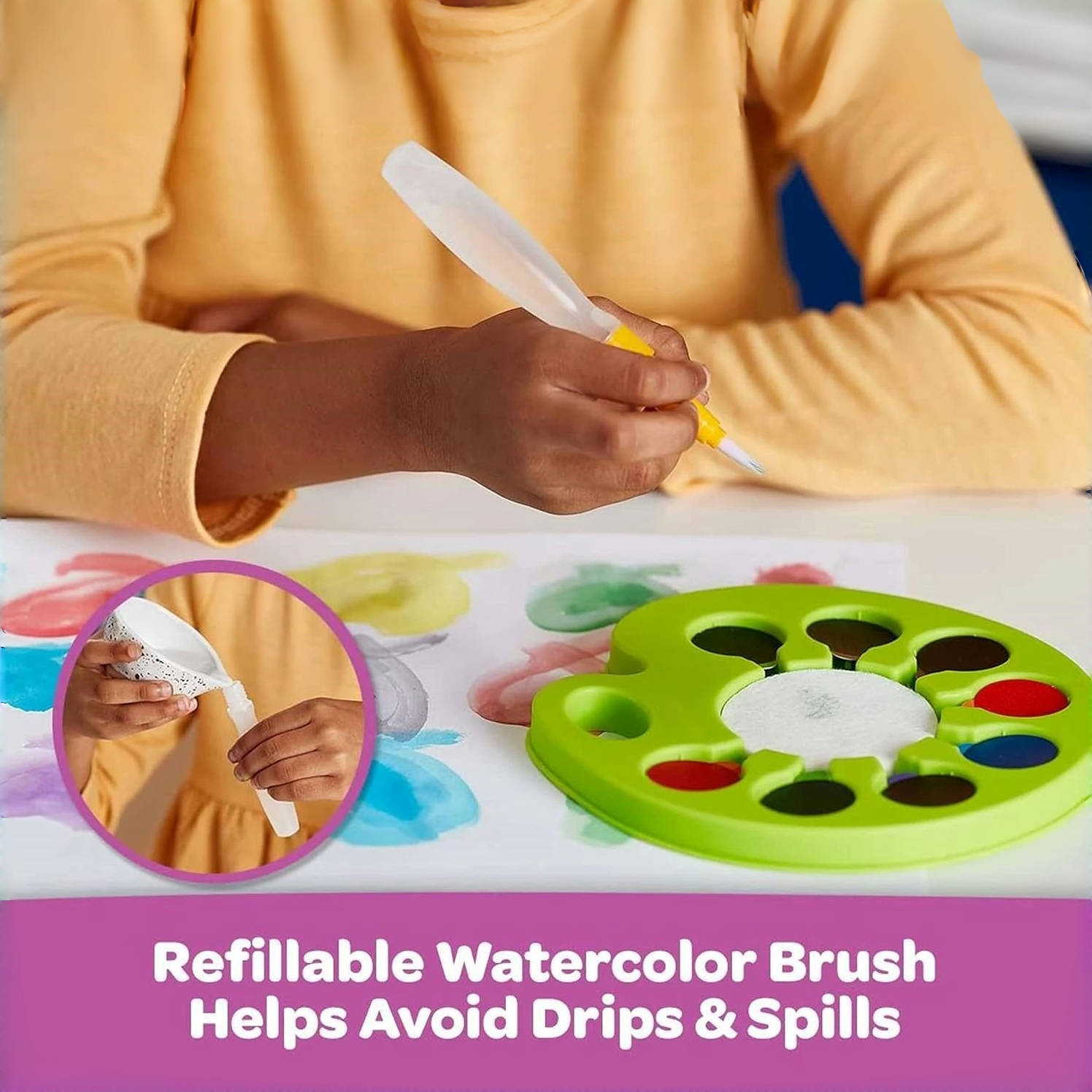 🔥On Sale🔥Watercolor Pop & Paint Palette, Washable Paint Kit