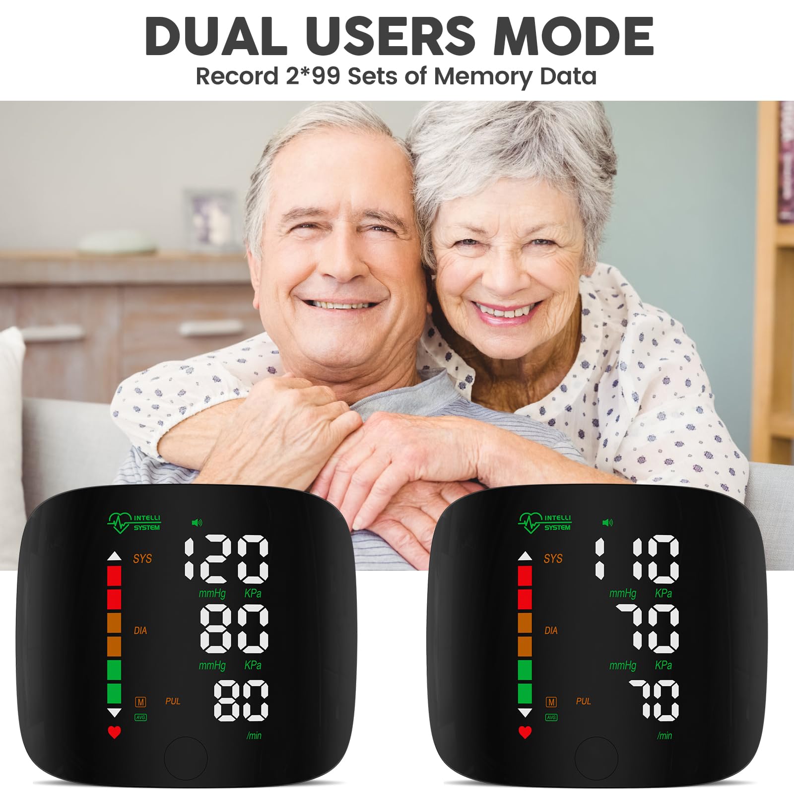 Wrist Blood Pressure Monitor Led Display, Touch Screen Wrist Blood Pressure Cuff