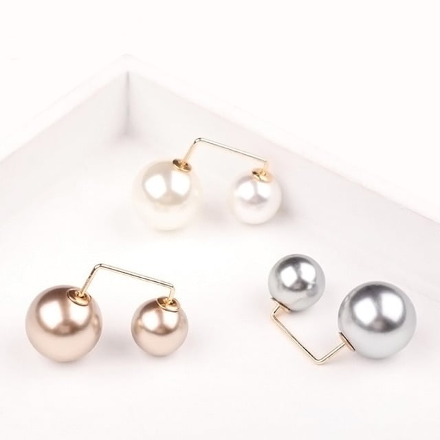 (🎄CHRISTMAS EARLY SALE-48% OFF) Fashion Clothes Double Pearl Pins(BUY 4 GET FREE SHIPPING)