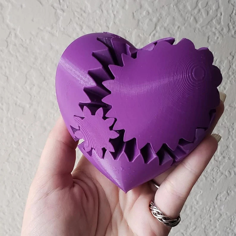 2024 HOT SALE🔥3D Printed Gear Heart