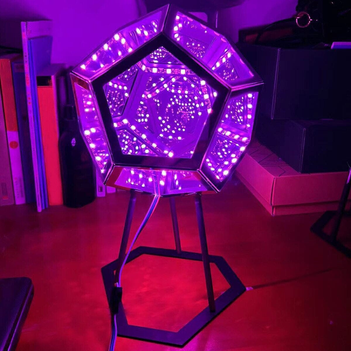 ✨Infinity  Dodecahedron Colorful Light