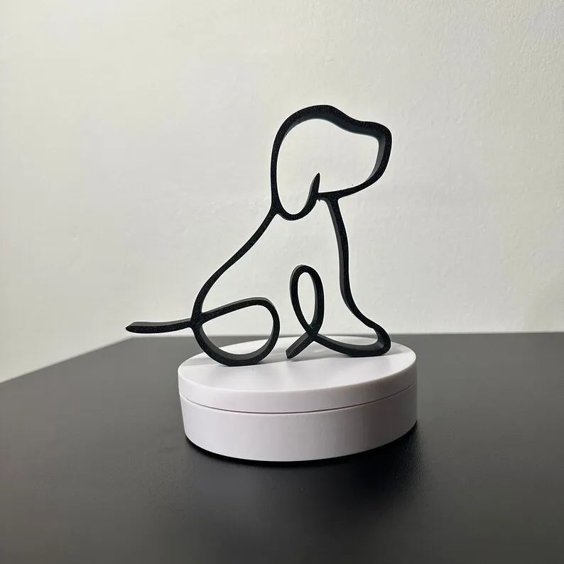 Cat Minimalistic Sculpture