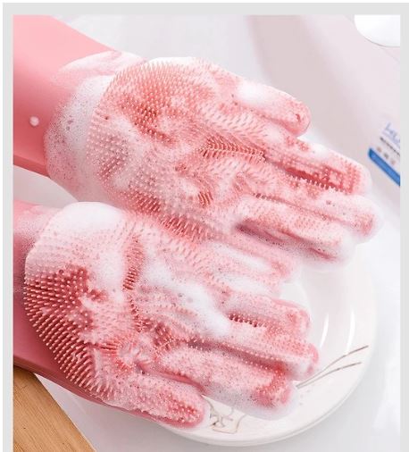 🔥🔥🔥Mother's Day hot sale-70% OFF ! Reusable Silicone Cleaning Gloves (🛒BUY 2 GET 1 FREE)