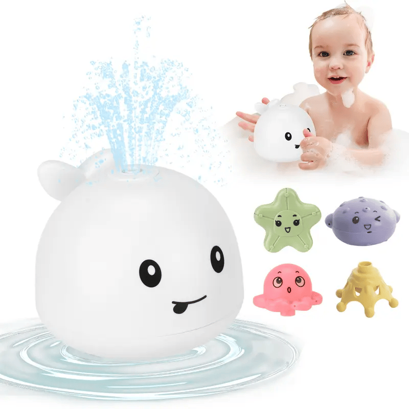 🔥Last Day Promotion 50% OFF🔥Water-Activated Glowing Whale Sprayer Toy