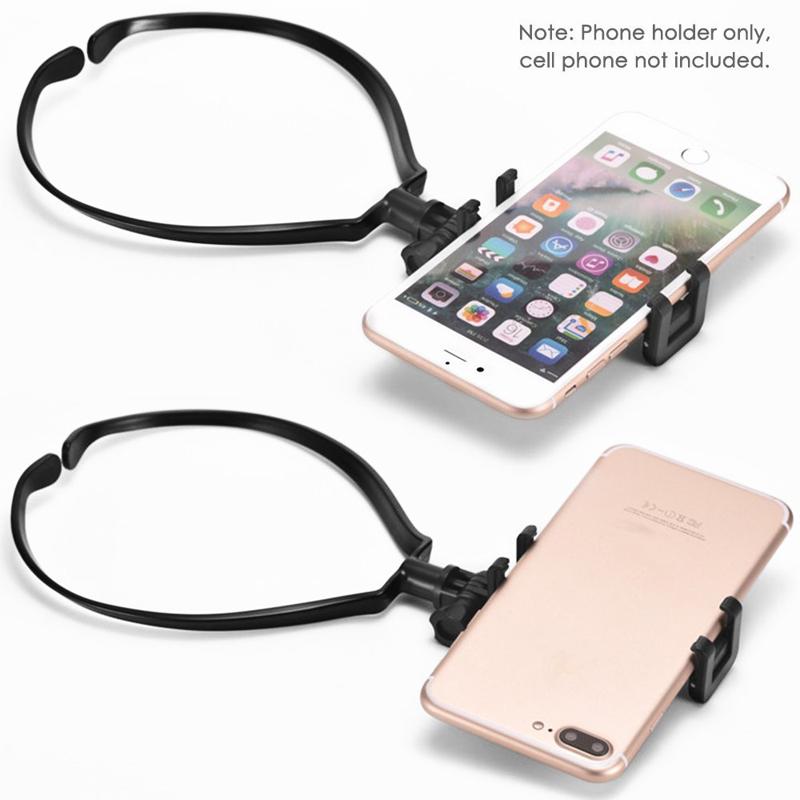 Hands Free Phone Mount Wearable Smartphone Holder