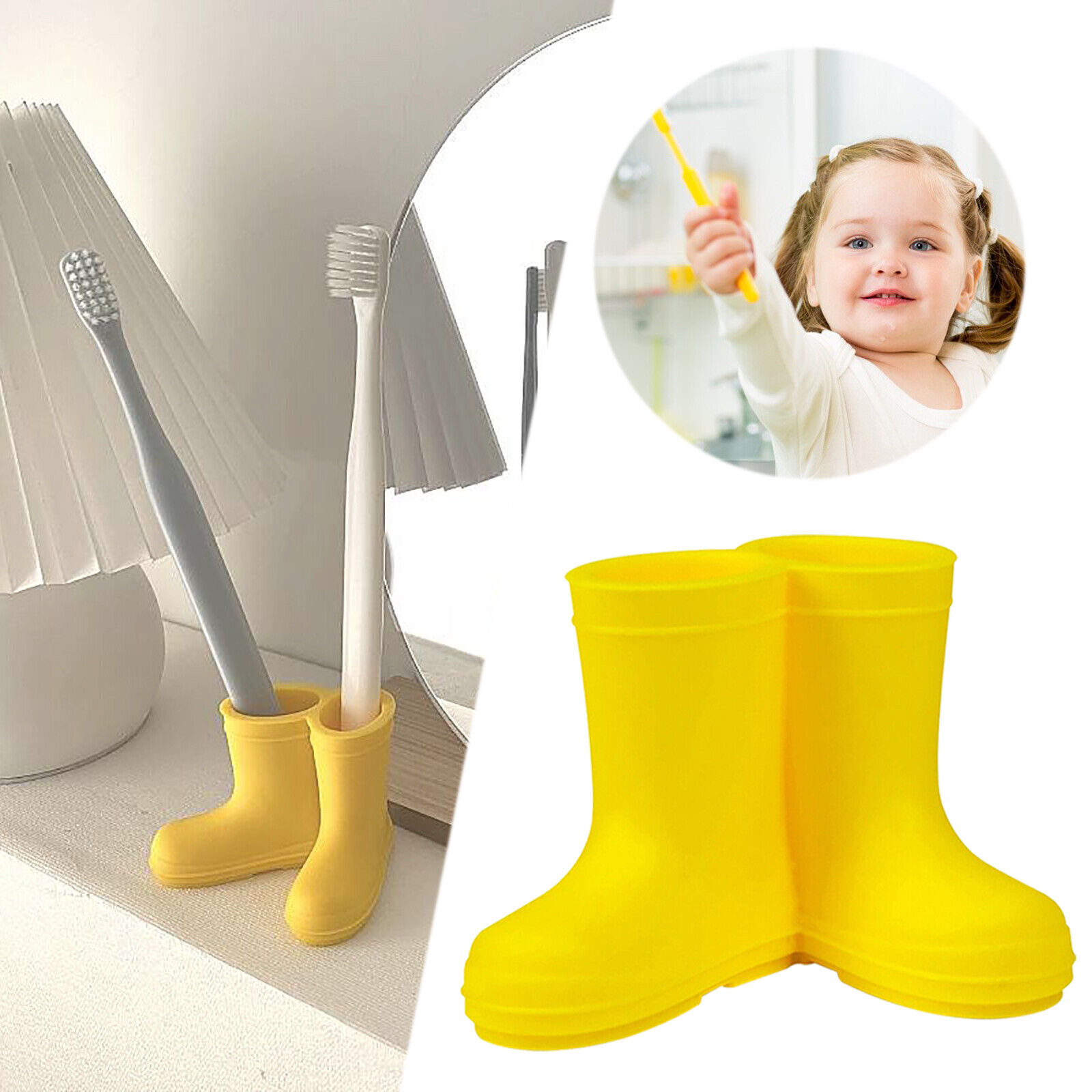 (🎄Christmas Hot Sale-49% Off) Rain Boots Themed Toothbrush Holder