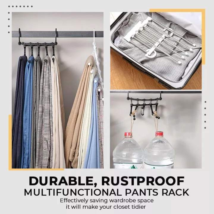 🎅Christmas-Hot Sale 50% OFF-Magic Multi-functional Pants Rack