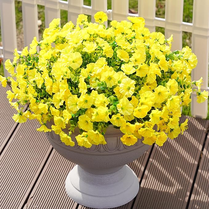 🌸 Spring Summer Home Decoration - 🌿 Fake Silk Colorful Morning Glory
