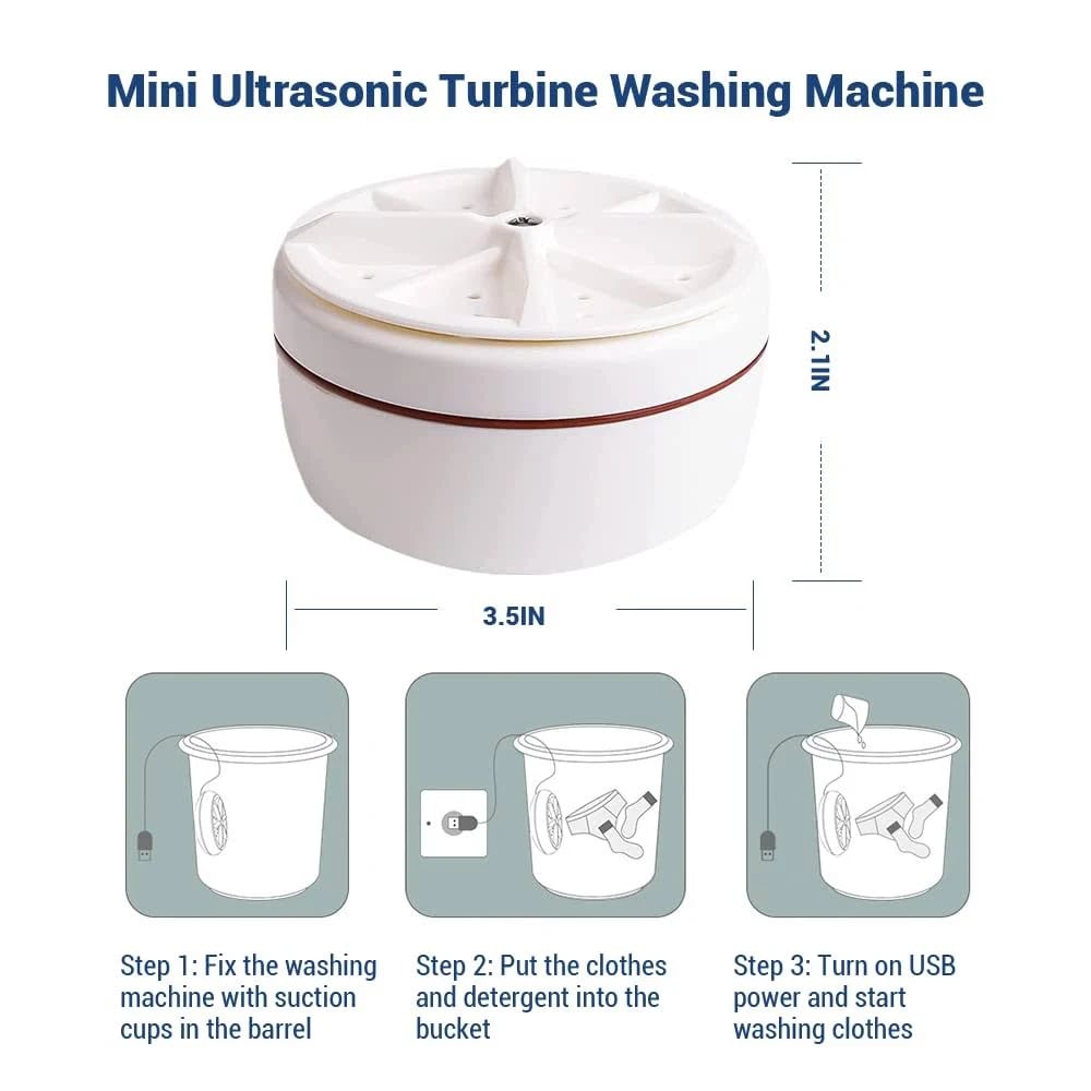 🔥Last Day 70% OFF🎁Portable Ultrasonic Washing Machine