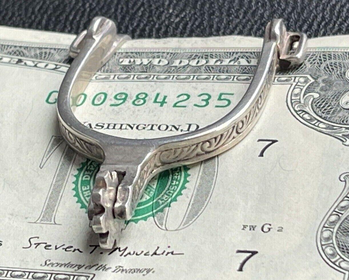 BUY 2 GET 1 Only Today🔥Vintage Western Spurs Sterling Silver Money Clip