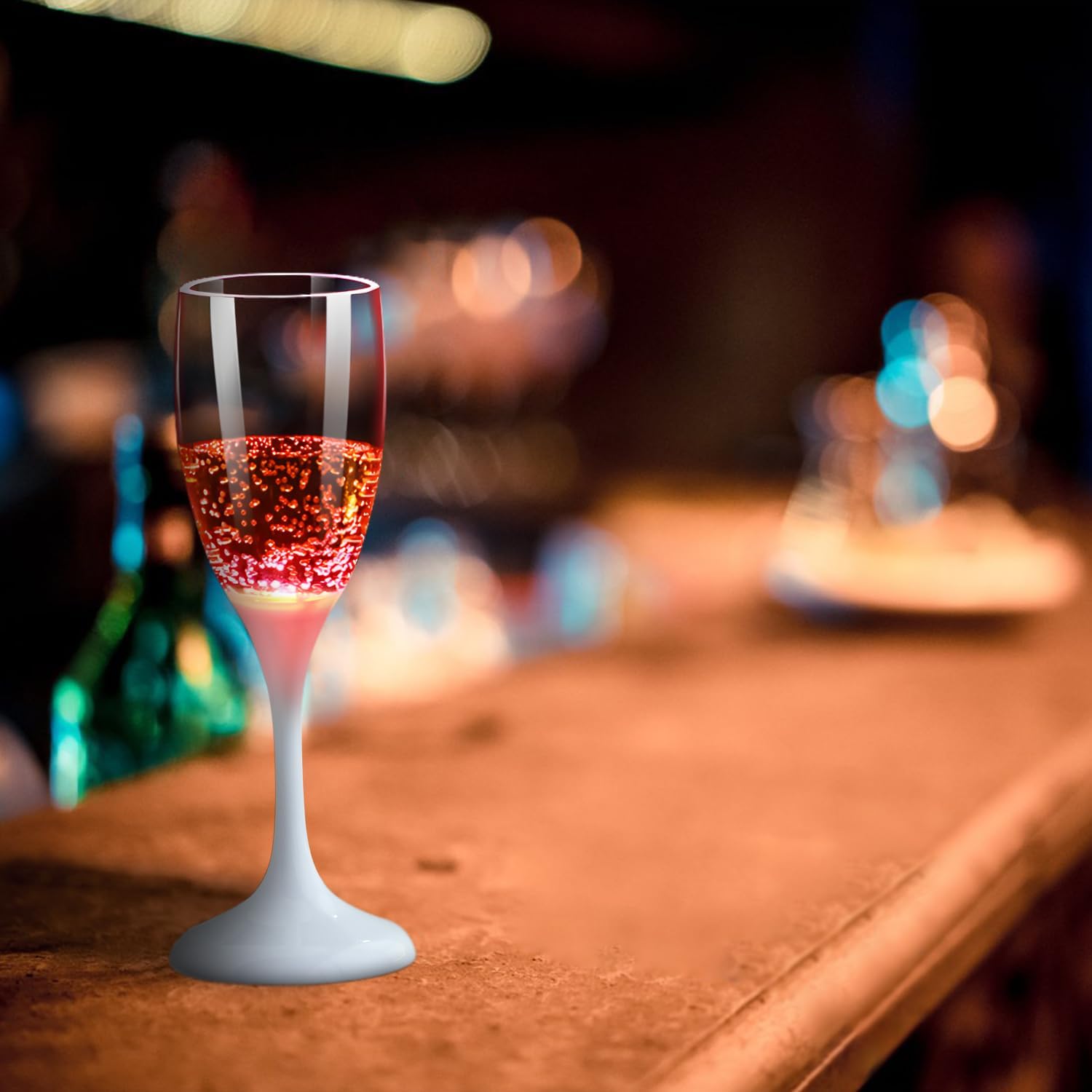 🥂LED Light Up Cups Wine Champagne Glass