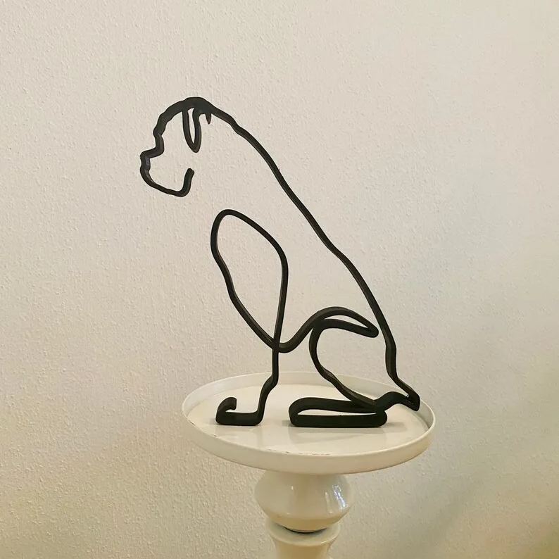 Cat Minimalistic Sculpture
