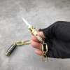Mini Italian Stiletto Switchblade Knife With Key Chain