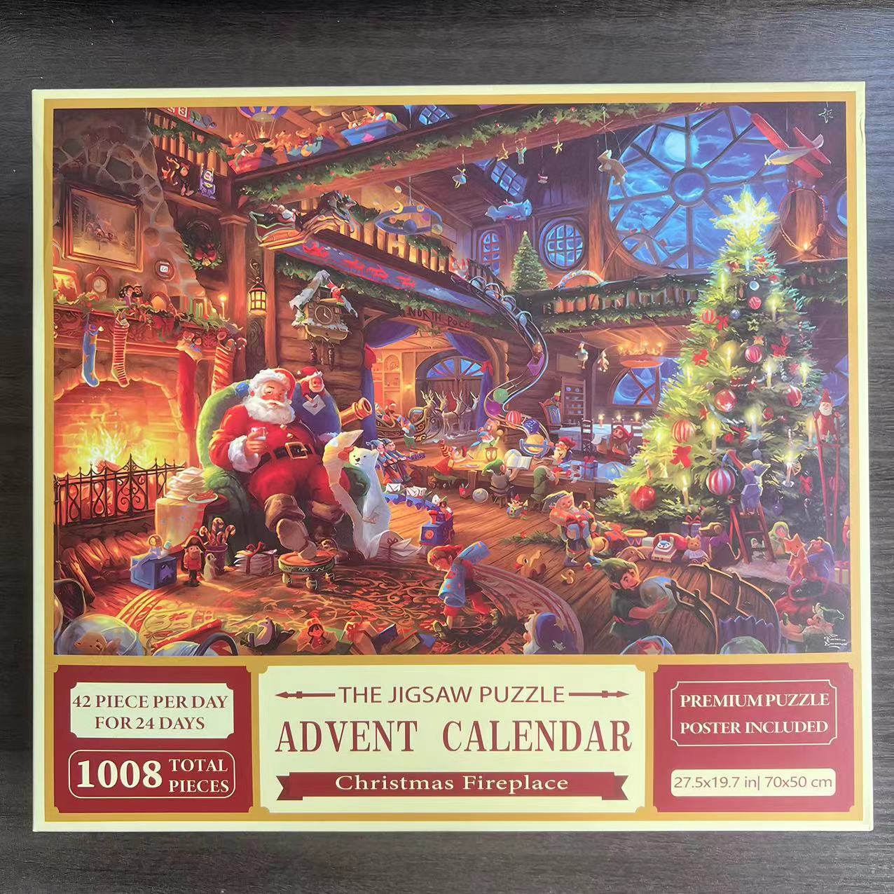 🔥Last Day Promotion 48% OFF-🎁-Christmas Advent Calendar Jigsaw Puzzle 1000pcs