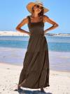 ANRABESS Women Dresses 2024 Summer Sleeveless Maxi Dress Casual Spaghetti Strap Tiered Flowy Beach Long Sun Dress