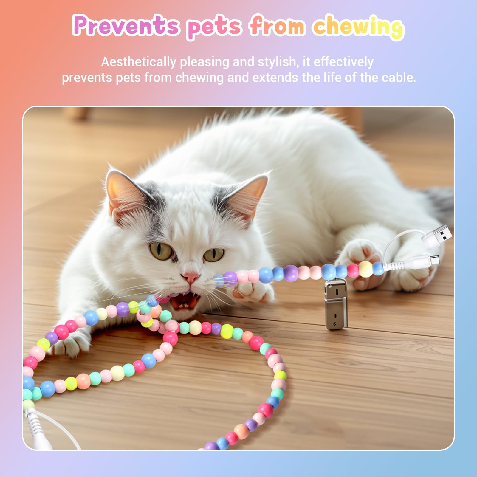 🎁TikTok Last Day Sale - 70% OFF✨4-in-1 Beaded Charging Cord&fast charging cable 66W