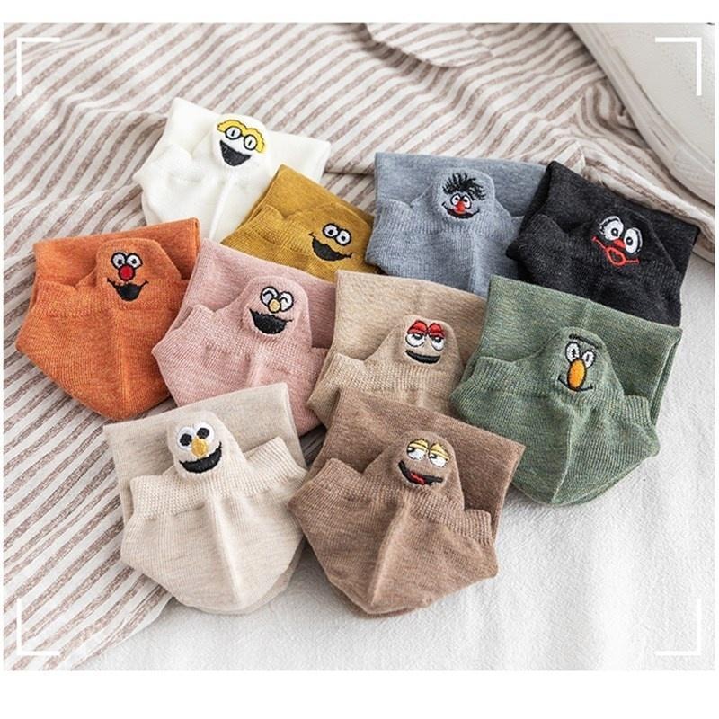 Summer Hot Sale 50% OFF - Embroidered Cartoon Women Socks