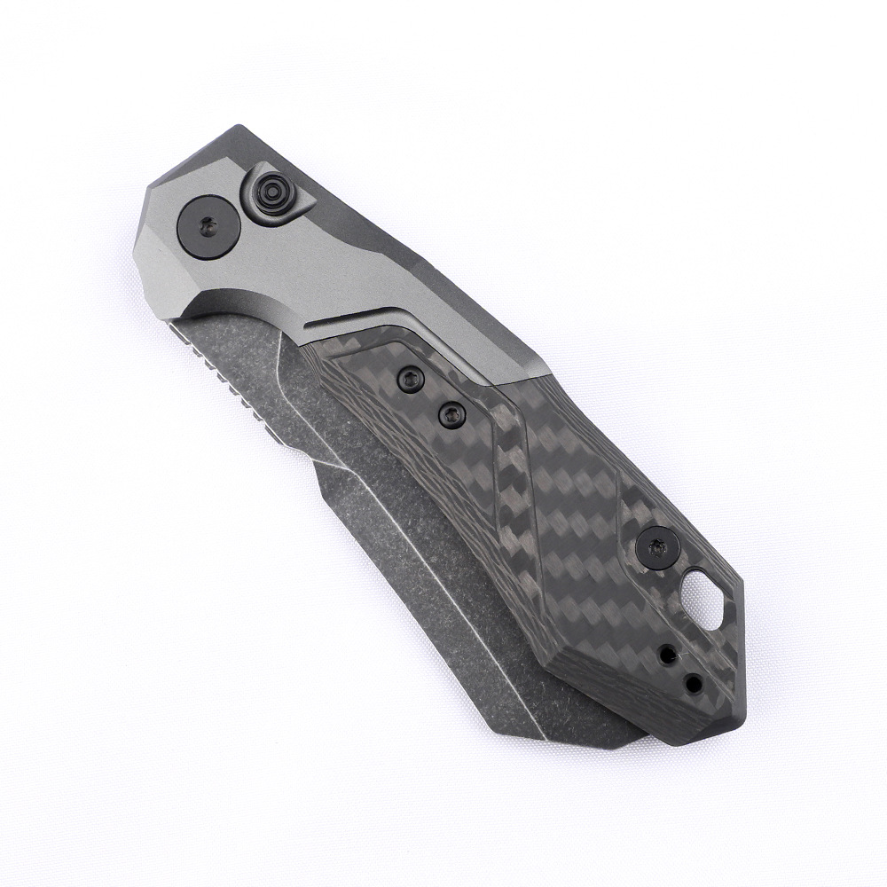 🔥Last Day Promo Save 70%🎁Launch 14 Automatic Knife Cleaver Gray Al (3.4