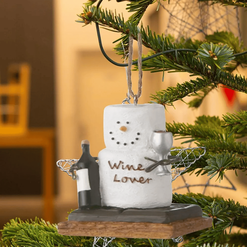 Funny Snowman Christmas Tree Ornament