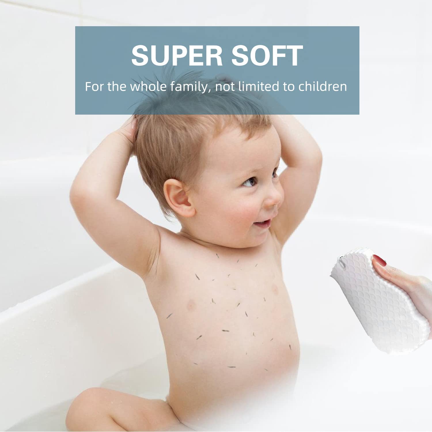 (Last Day Promotion - 49% OFF) Super Soft Exfoliating Bath Sponge, BUY 3 GET 3 FREE