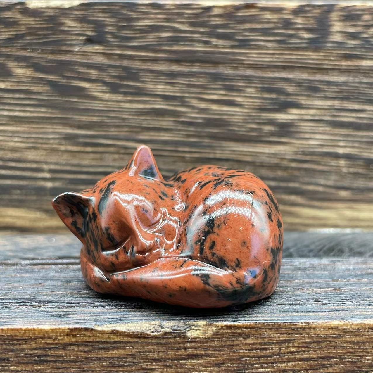 🥰HOT SALE on Mother's Day🐱 Natural Quartz Crystal Sleeping Cat Decoration