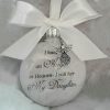 (Christmas Pre Sale- 50% OFF) Christmas Ornaments Feather Ball- Angel In Heaven Memorial Ornamen