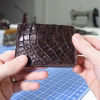 𝐃𝐚𝐯𝐢𝐝 𝐋𝐞𝐚𝐭𝐡𝐞𝐫 𝐂𝐫𝐚𝐟𝐭® Handmade Alligator Texture Wallet - Ready to Ship