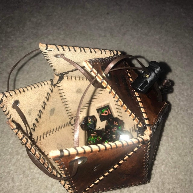 🎲 Leather D20 Dice Bag🎲