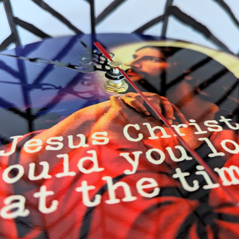 Funny Jesus Christ wall clock