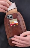 Men's Leather Casual Crossbody Bag