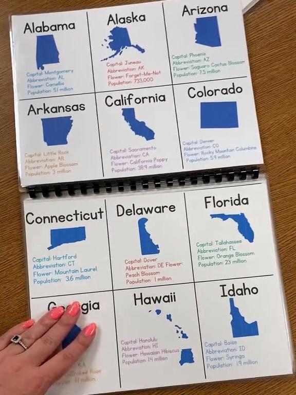 🔥Last Day: 49% Off! 🔥 United States Geography Activity Book