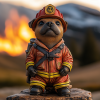 🔥Fire Action Team Ornament | Your Garden's Brave, Firefighting Heroes!