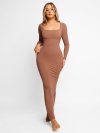 💝2023 Mother's Day Save 50% OFF🎁Built-In Shapewear Modal Lounge Dresses