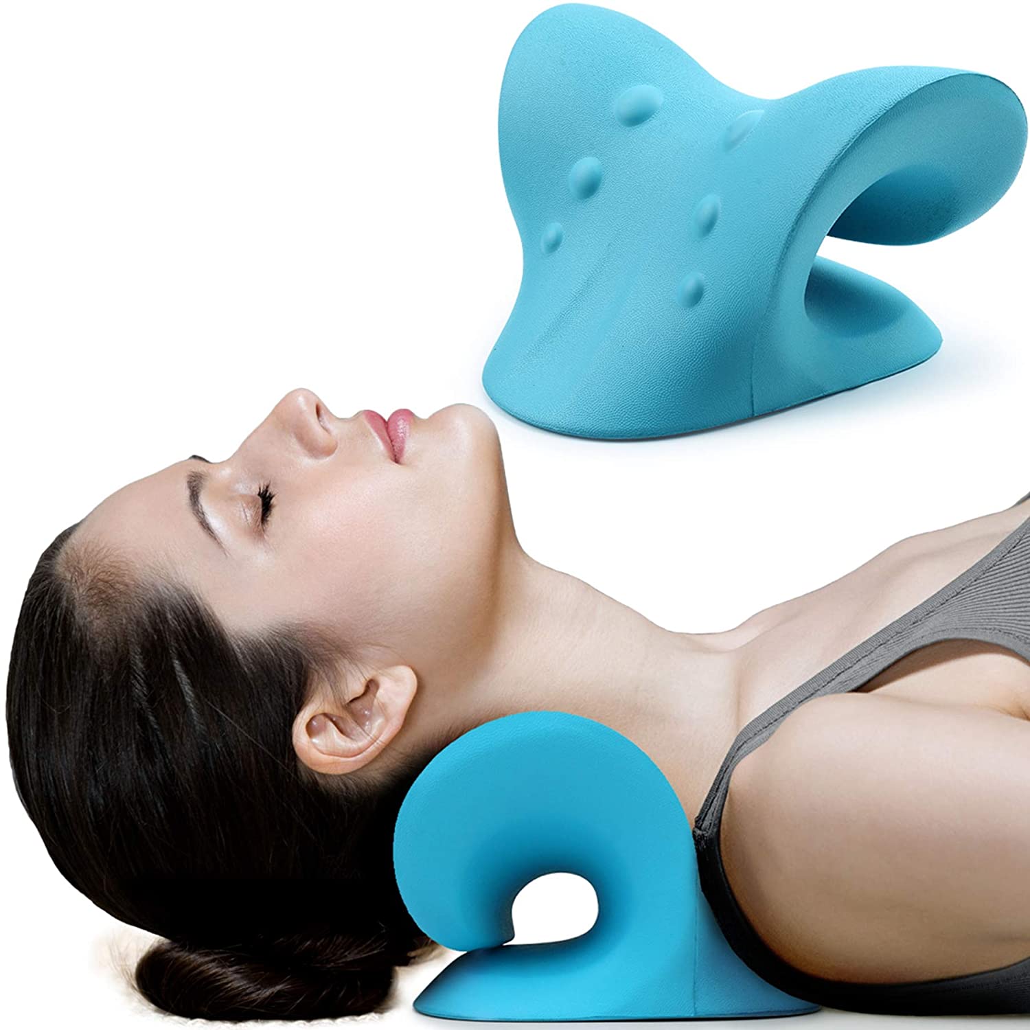 (🔥 HOT SALE--SAVE 50% OFF)Neck & Shoulder Relaxer Pillow ( 👍BUY 2 GET 10% OFF & FREE SHIPPING📦 )