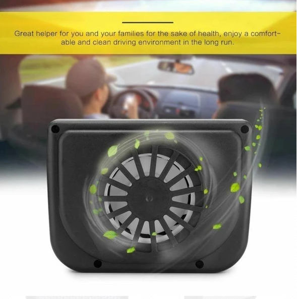 2021 HOT Summer Sale- Solar Power Car Window Fan Automatic Cooling