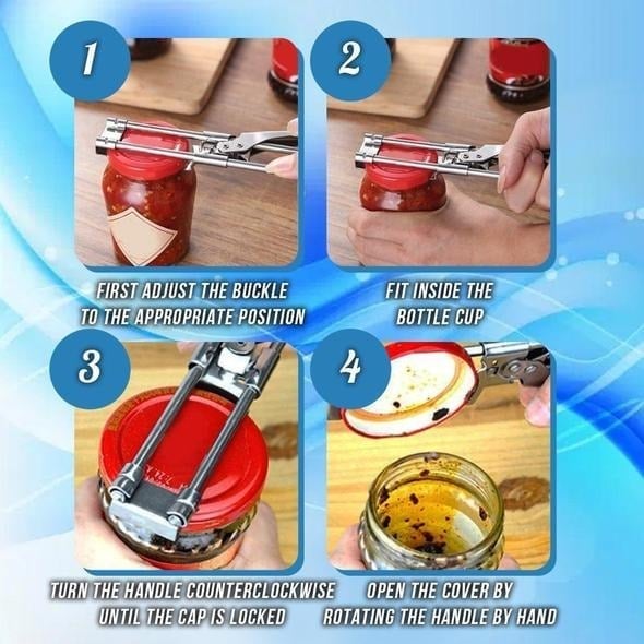 🔥Last Day Promotion 50% OFF🔥Adjustable Multifunctional Stainless Steel Bottle Opener