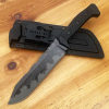 One-piece keel outdoor obstacle clearing tactical straight knife