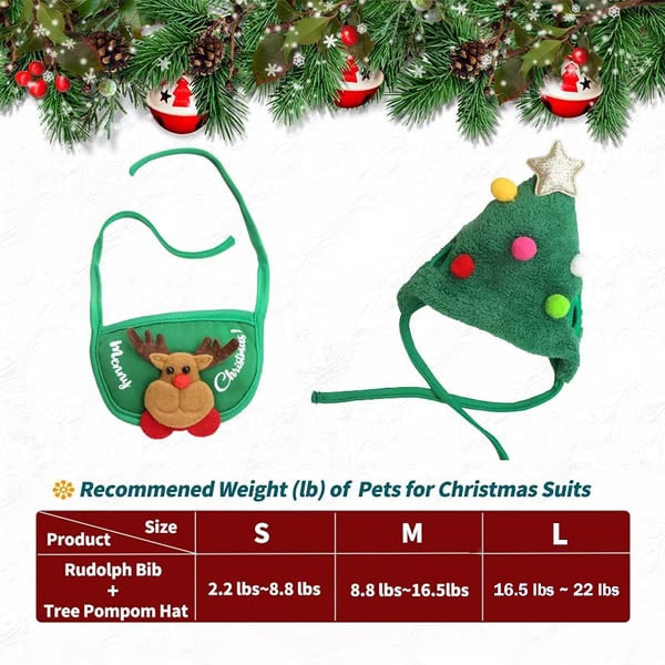 🔥Last Day Promotion 50% OFF🔥Adorable Christmas Tree Pom-Pom Hat