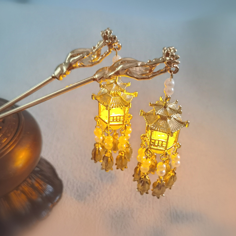 (🎉EARLY NEW YEAR SALE - 49% OFF)🔥Palace Lantern Hairpin Clips🔥BUY 2 GET FREE SHIPPPING