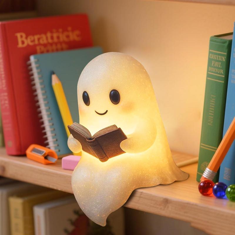 🔥Last Day Promotion 70% OFF🔥Cute Ghost Reading Book Lamp⚡️Buy 2 Free Shipping
