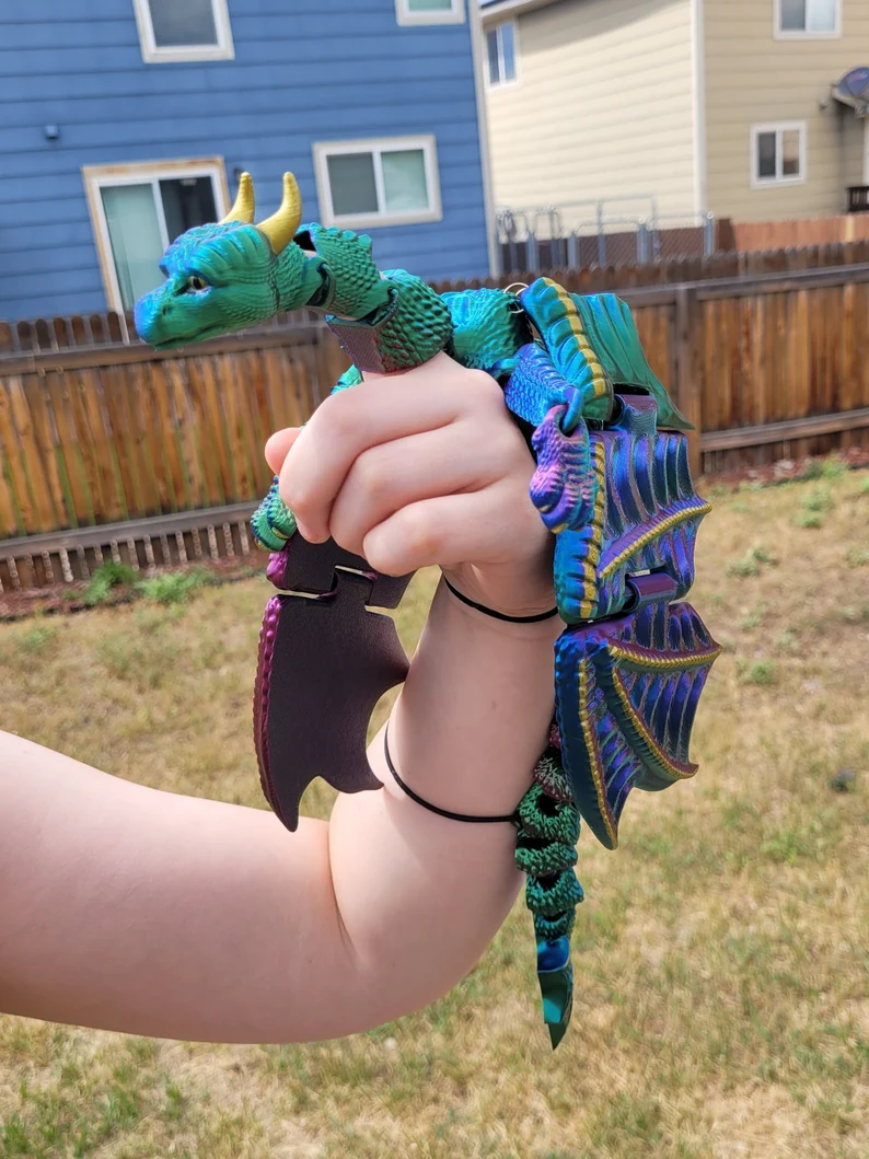 🐉3D Printed Dragon Hand Puppet