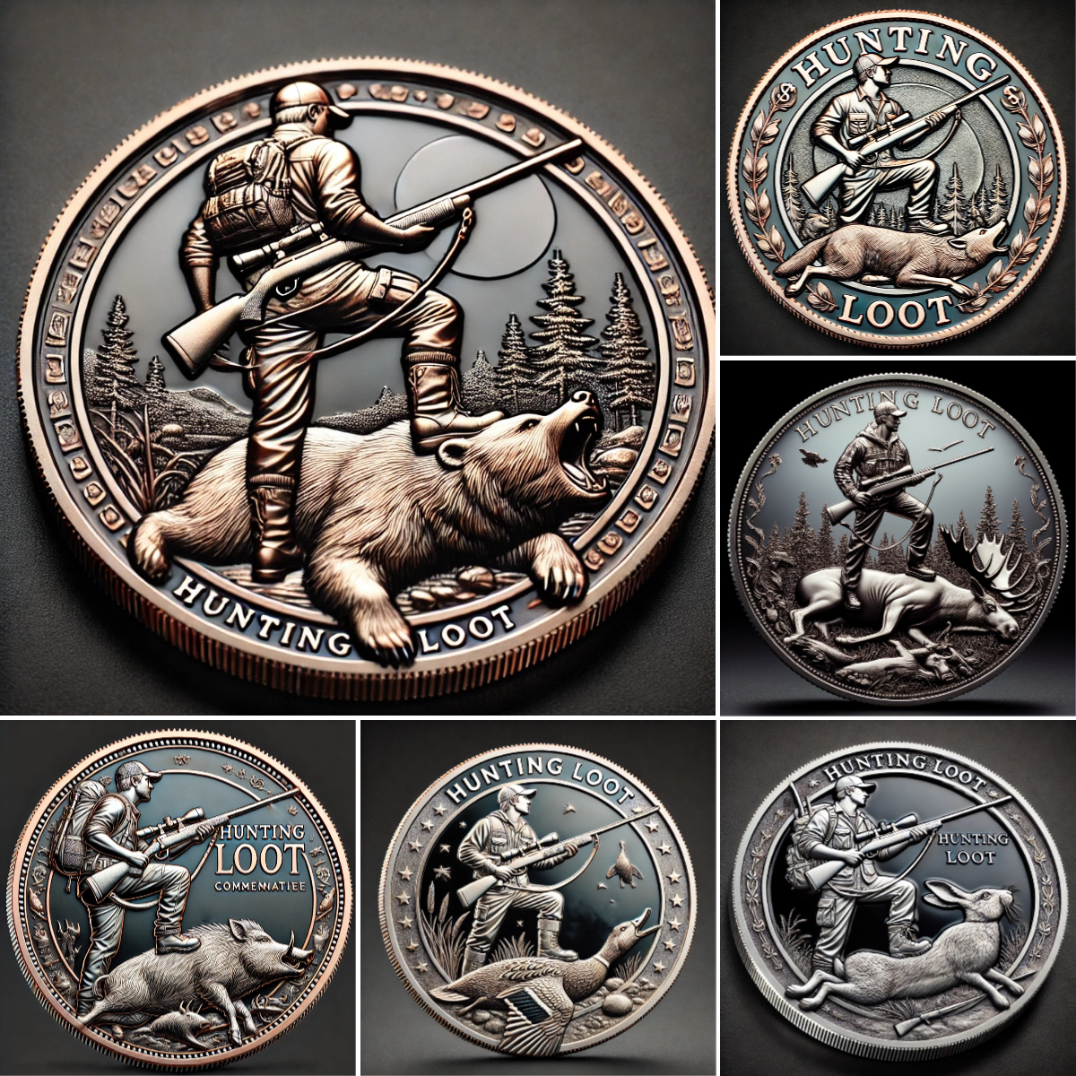 Hunting Trophy Coins