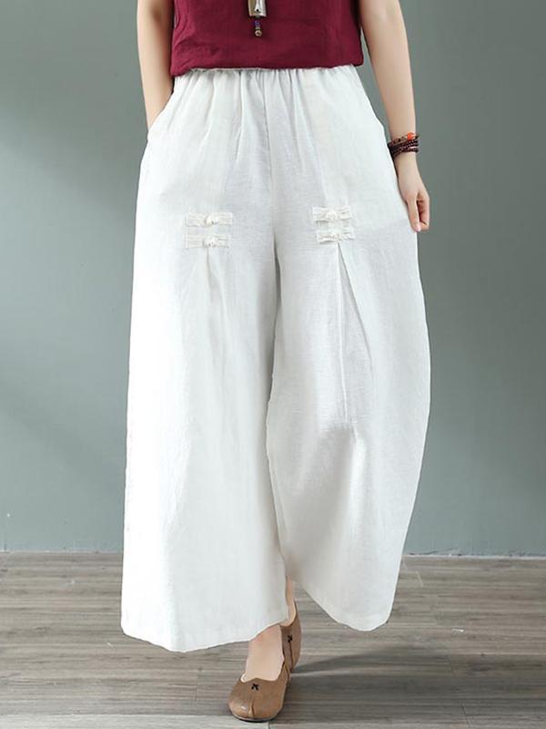 Jossie Willow Cotton & Linen Wide Leg Pant