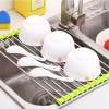 (🎅Early Christmas Sale- 49% OFF)Stainless Steel Roll Up Dish Drying Rack(Foldable)
