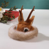 Handmade roe deer hat ornaments