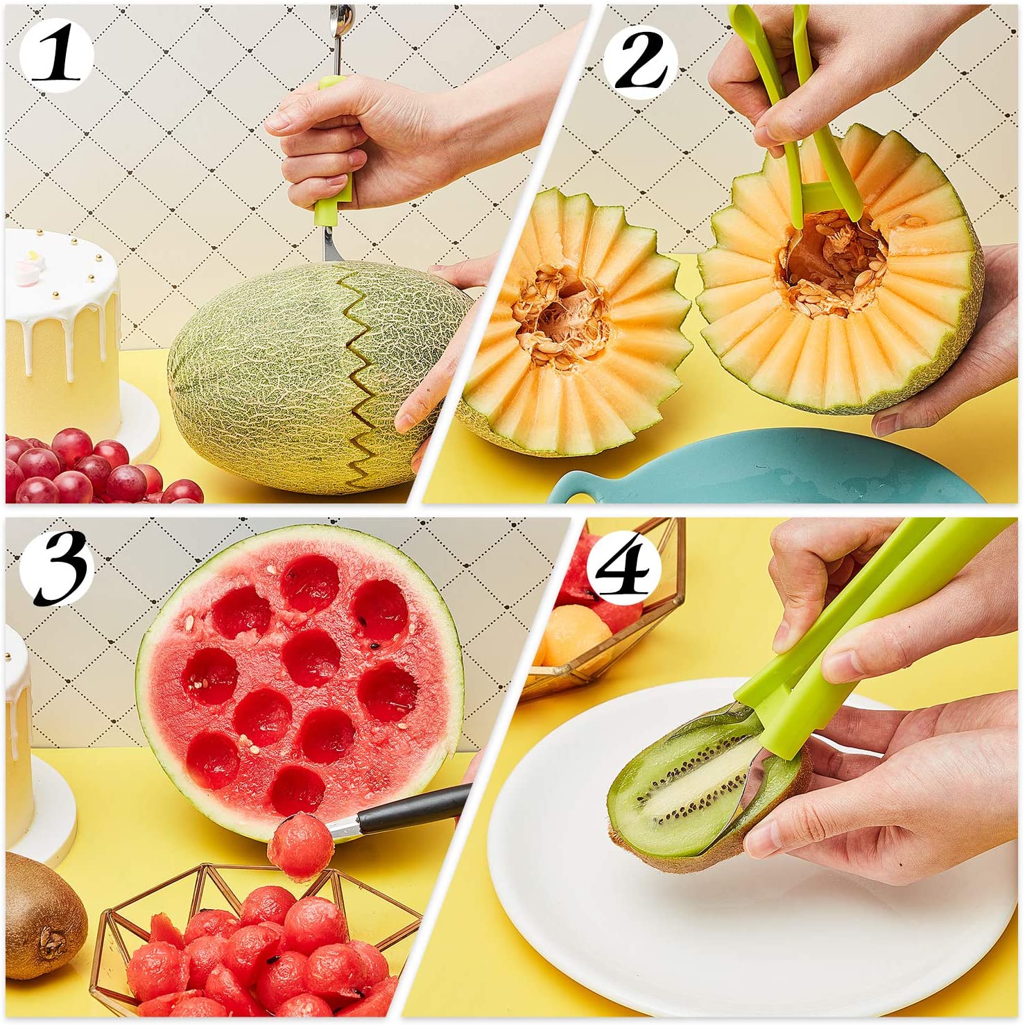 🔥Last Day Promotion 48% OFF - 4 In 1 Fruit Salad Maker Kit (BUY 3 GET 2 FREE NOW)