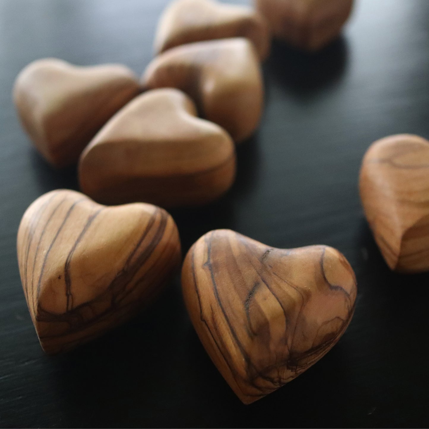 The Holy Land Handmade Wood Craft Hearts